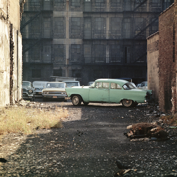 Green 1955 Ford, Chicago, 1966