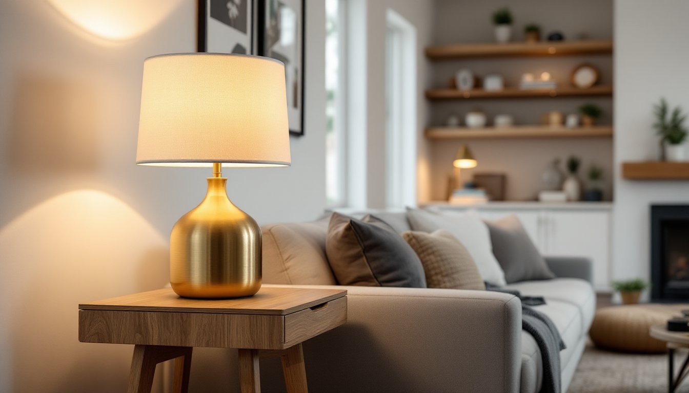 lamp in the living room