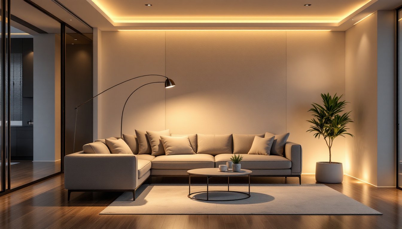 living room lights floor