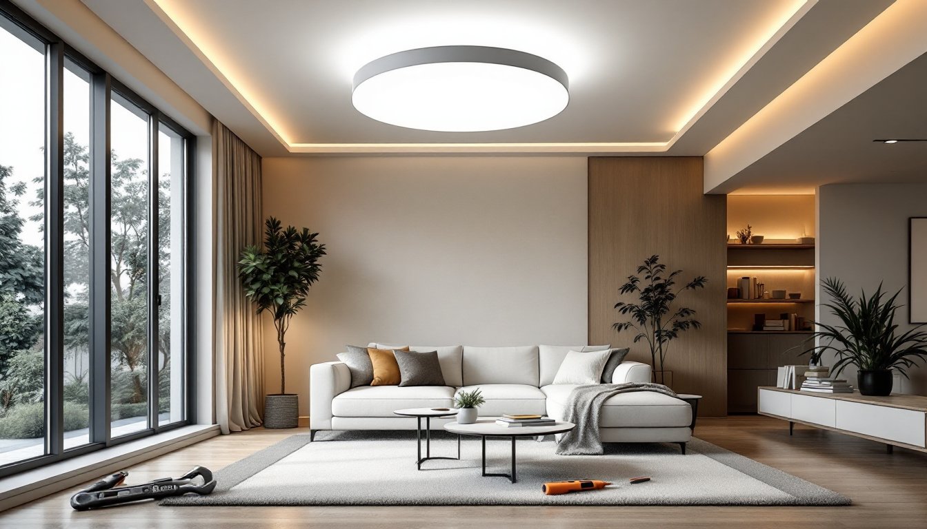 living room lamp ceiling